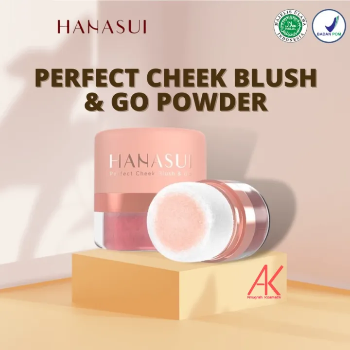 Hanasui Perfect Cheek Blush Go Powder Blushon Bush On Perona