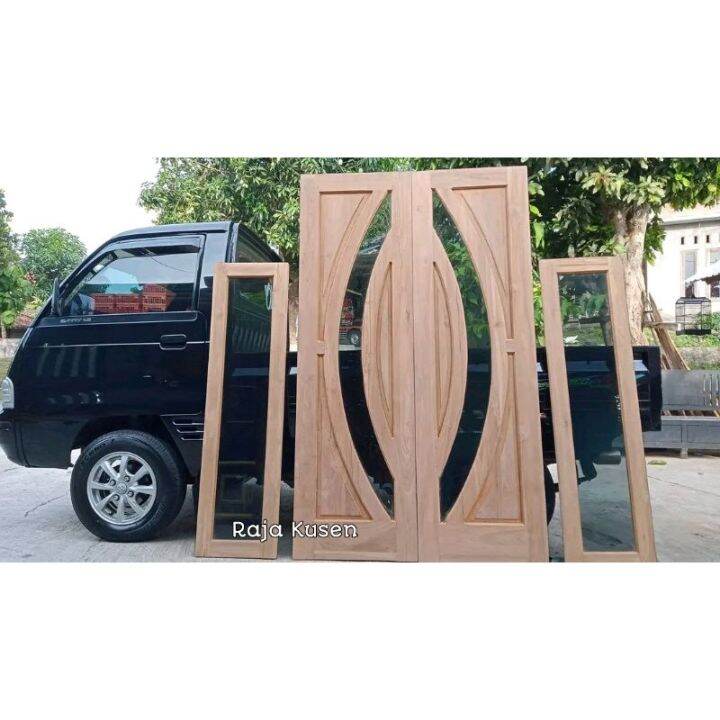 Kusen Pintu Kupu Jendela Loster Set Depan Sesuai Foto Lazada Indonesia