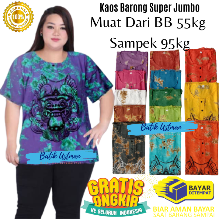 Bisa Cod Bayar Ditempat Kaos Barong Super Jumbo Xxl Baju Barong