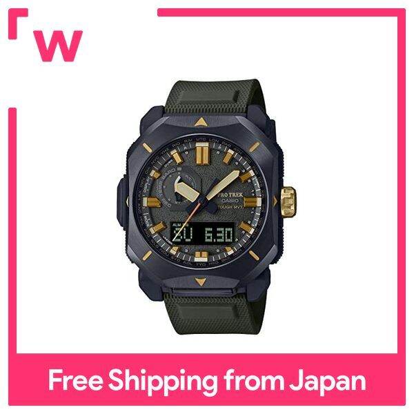 Casio Wristwatch Prw Y Jf Men S Green Prw Y Jf Protrek