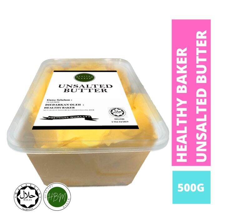 Unsalted Butter Blend 500g Repack Container Unsalted Butter