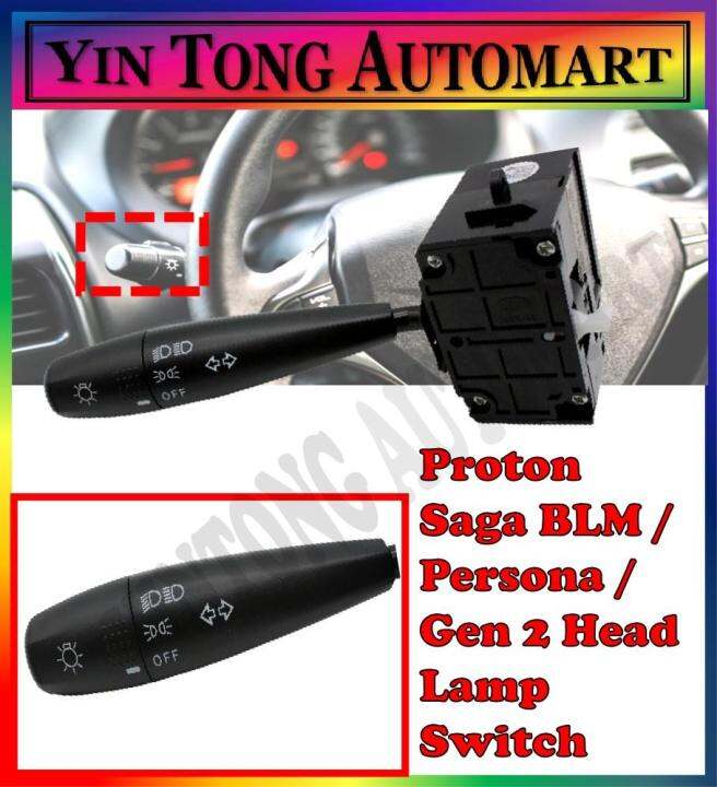 Proton Saga Blm Persona Gen 2 Head Lamp Turn Signal Switch 1pcs