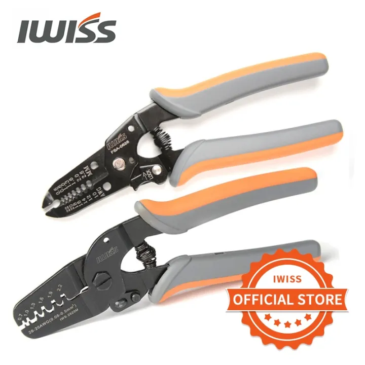 HOT IWISS Mini Micro Open Barrel Crimper Tools IWS 2820 For Crimping