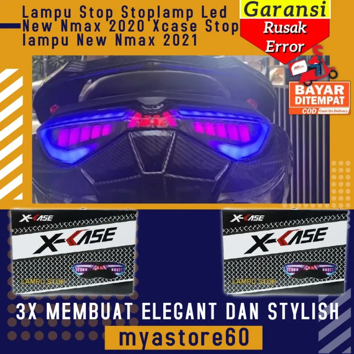 Lampu Stop Stoplamp Led New Nmax 2020 2021 Xcase Stop Lampu Aksesoris