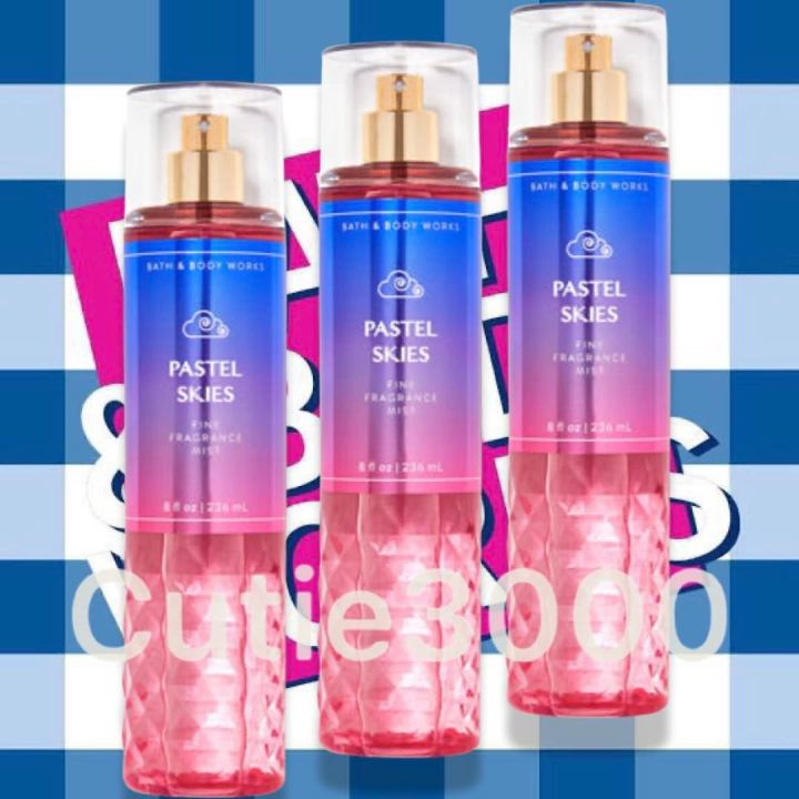 Pastel Skies Bath And Body Works BBW Fine Fragrance Mist 236ml Full