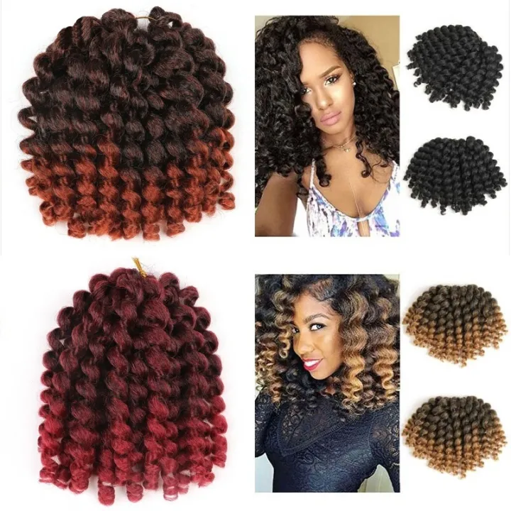 Inch G Jumpy Wand Curl Jamaican Bounce Crochet Hair Roots