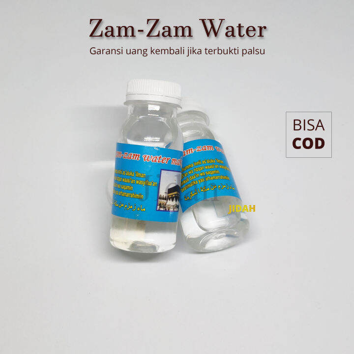 Air Zam Zam 100 ASLI Bergaransi Zamzam 80 Ml Asli Arab Saudi Oleh Oleh