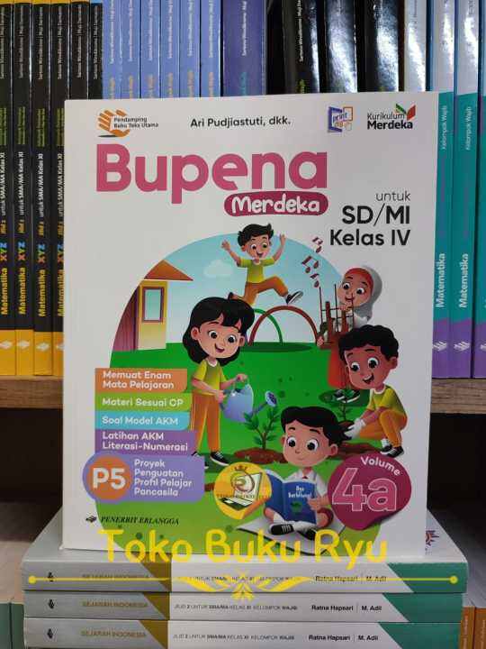 Buku Bupena Merdeka Kelas Vol A Kurikulum Merdeka Erlangga Lazada