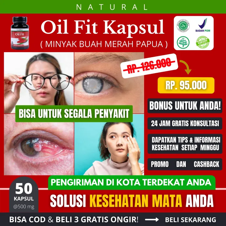 Oilfit Acep Herbal Obat Mata Herbal Minus Plus Silinder Petrigium Rabun