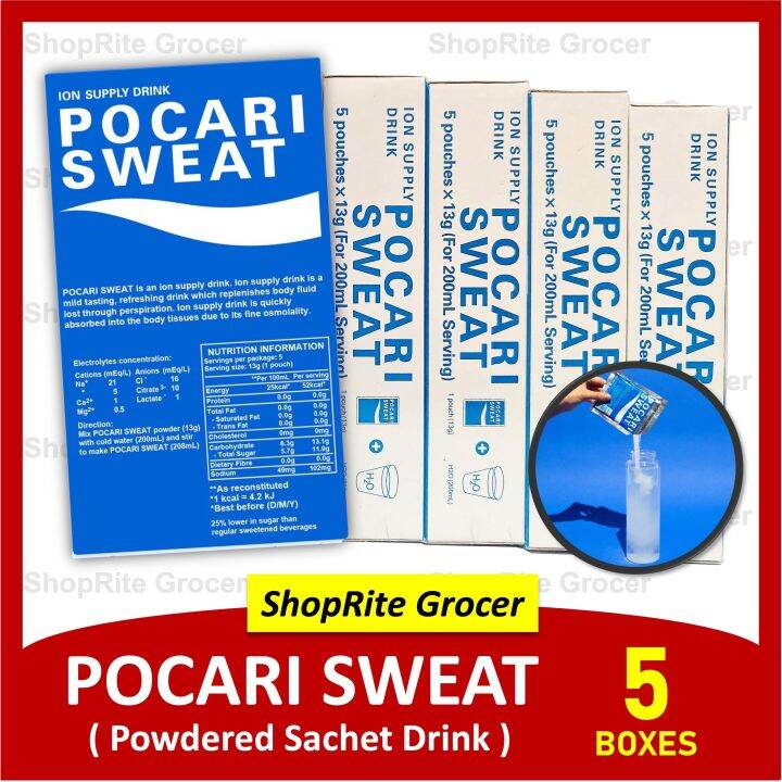 POCARI SWEAT Ion Supply Energy Hydration Electrolyte Powder Drink