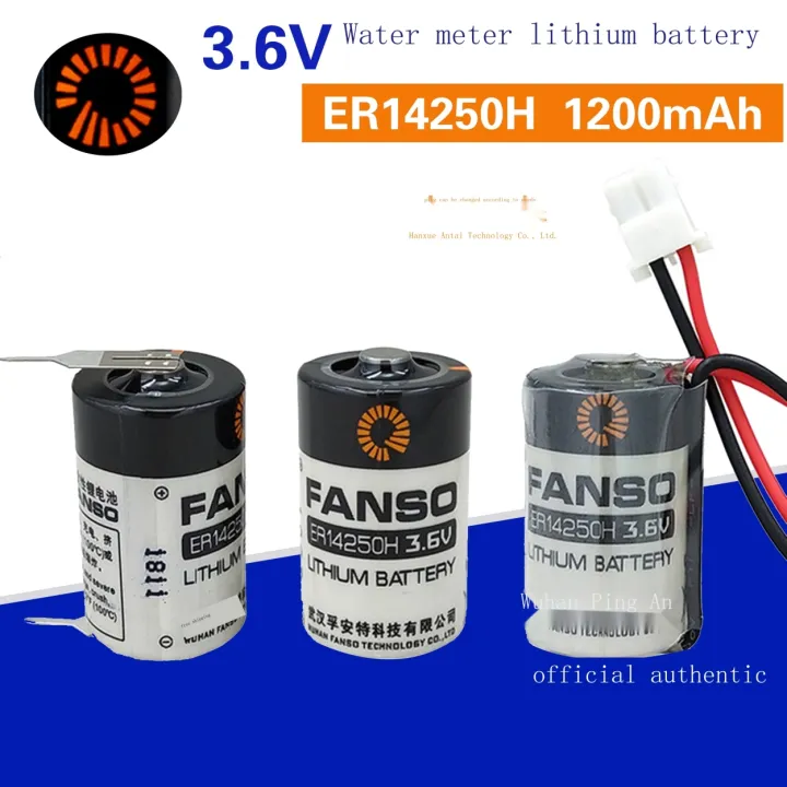 Free Shipping FANSO Fuant ER14250H 3 6V 1 2AA Lithium Battery 1battery