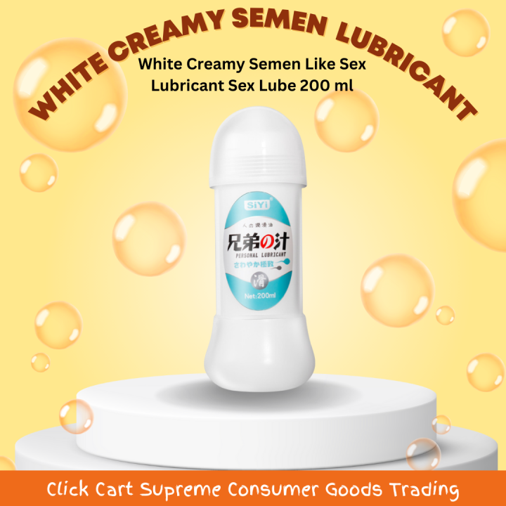 White Creamy Semen Like Sex Lubricant Sex Lube 200 Ml Lazada PH