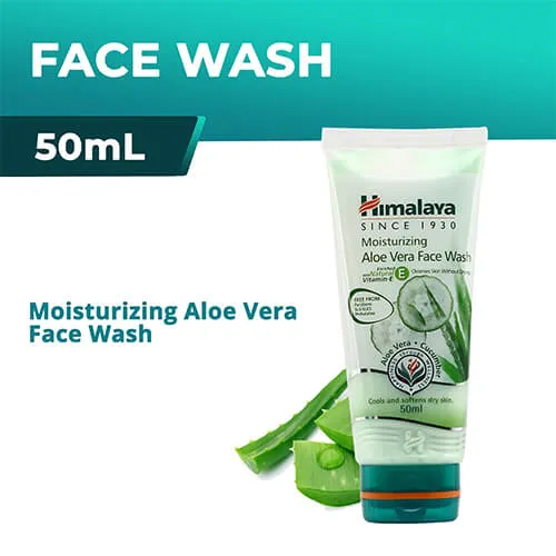 HIMALAYA Moisturizing Aloe Vera Face Wash 50ml Lazada PH