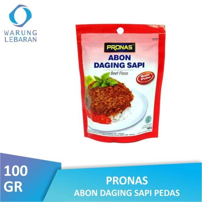 Pronas Abon Daging Sapi Pedas Gr Lazada Indonesia