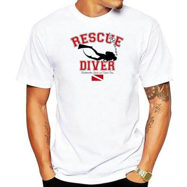 2022 New Fashion Casual Men T Shirt SAR Underwater Search Rescue