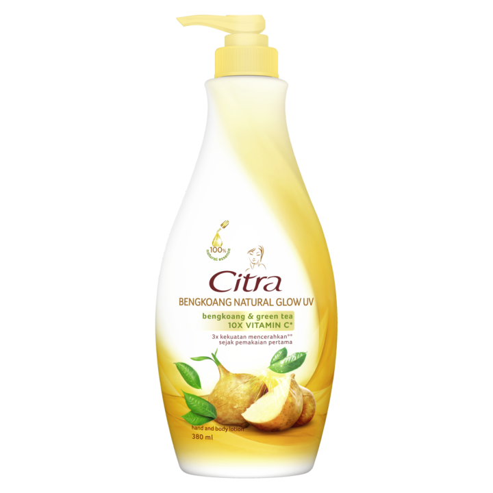 CITRA HAND BODY LOTION BODY CARE BENGKOANG GREEN TEA NATURAL GLOW 10x