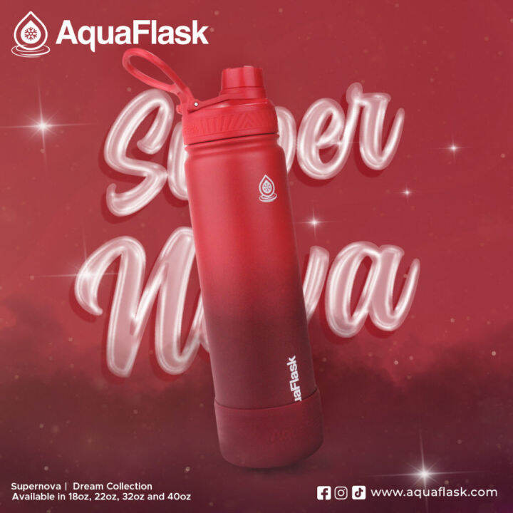 Aquaflask Super Nova Oz Oz Oz Spout Lid Vacuum Insulated