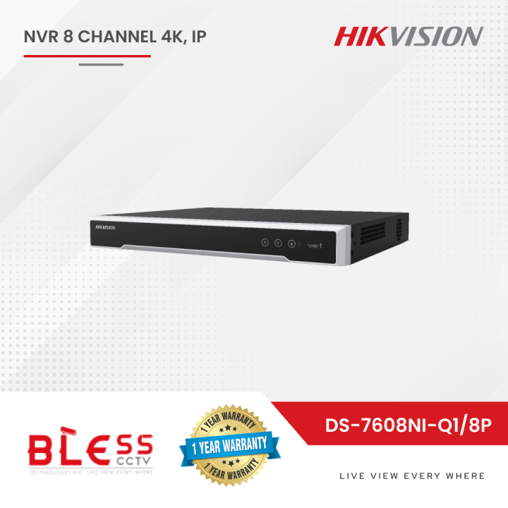 Hikvision Ds Ni Q P K Channel Ip Nvr Lazada Indonesia