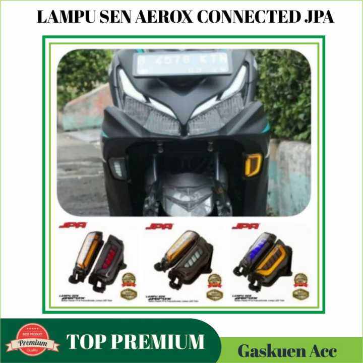 Lampu Sen Sein Led Aerox Connected Original Jpa Senja Merah