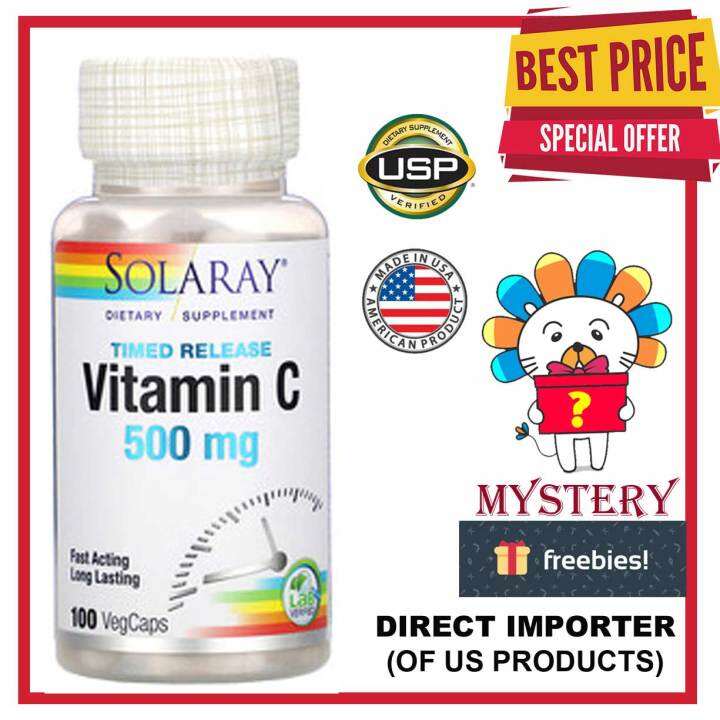 Solaray Vitamin C Time Release Mg Vegcaps Expiry