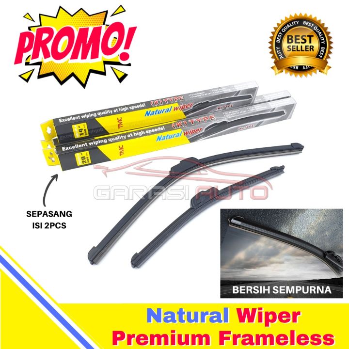 Wiper Karet Kaca Depan Mobil Suzuki Grand Vitara Original TMC Premium