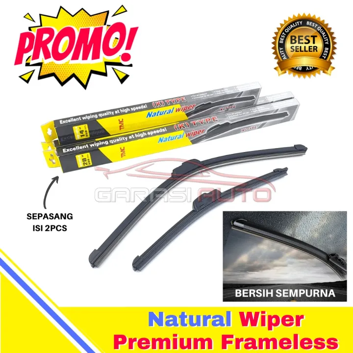 Wiper Karet Kaca Depan Mobil Kijang Innova Lama Original Tmc Premium