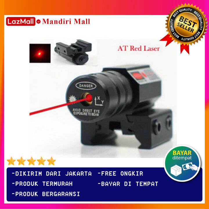 BISA COD TaffLED Tactical Red Dot Laser Gun Picatinny Mount Airsoft