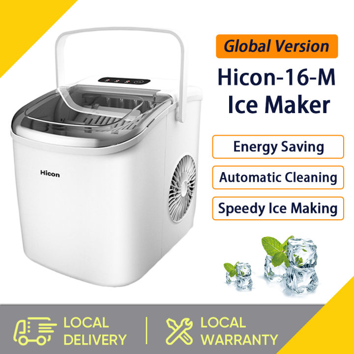 Hicon Original Ice Maker Machine Automatic Cleaning L Minutes To