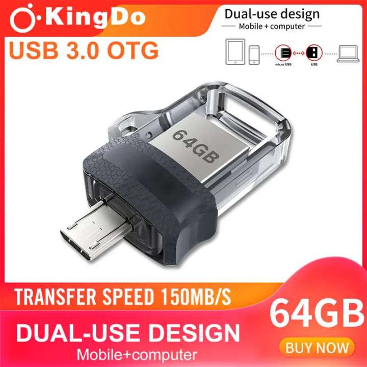 COD SanDisk Ultra SD3 64GB OTG Dual USB Drive M3 0 Translucent