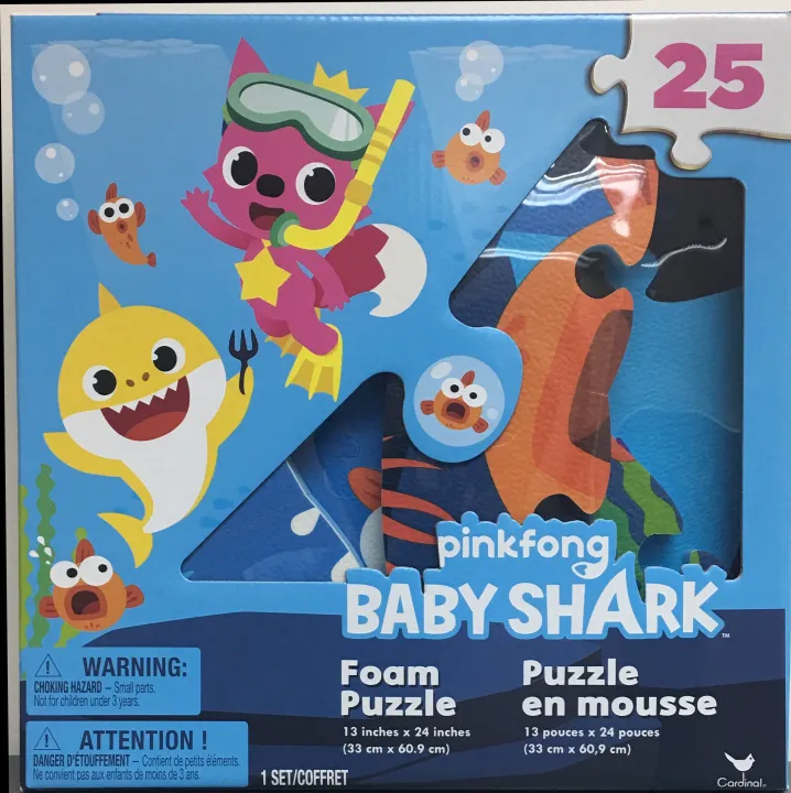 Spinmaster Games Baby Shark Foam Puzzle Lazada Ph