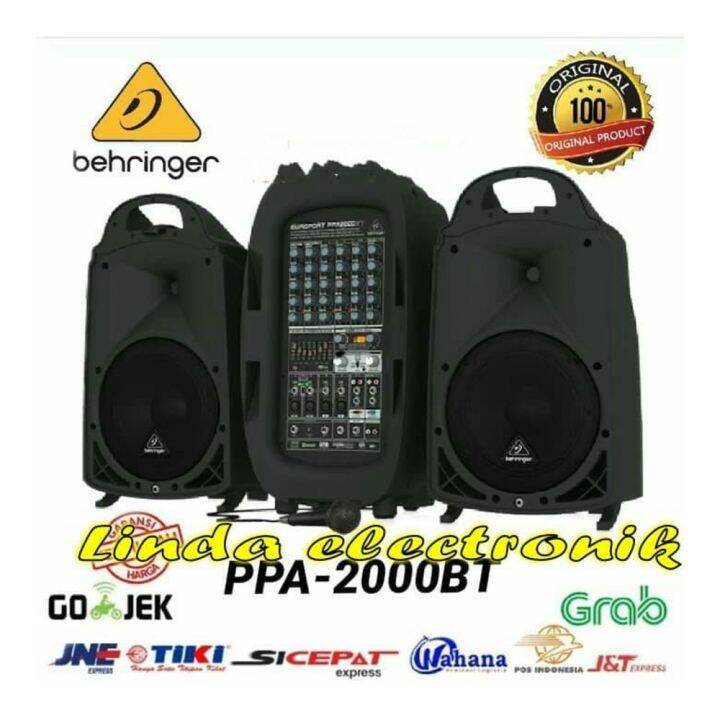 Speaker Portable System Behringer Europort Ppa Bt Original W