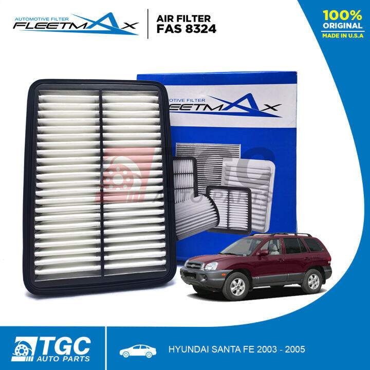 Fleetmax Air Filter For Hyundai Santa Fe 2003 2005 FAS 8324 1PC