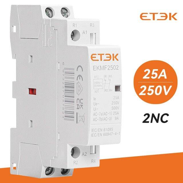 Etek Din Rail Household Modular Ac Contactor V Single Phase Pole