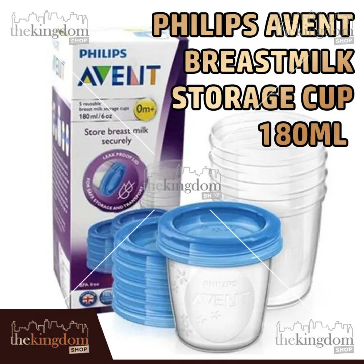 Philips Avent SCF619 05 Breastmilk Storage Cup 180ml Breast Milk Cups