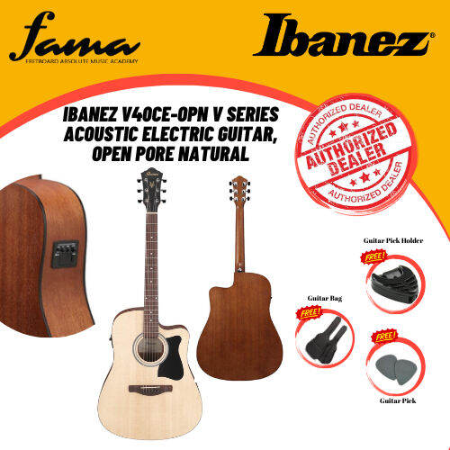 Fama Ibanez V Ce Opn V Series Acoustic Electric Guitar Open Pore