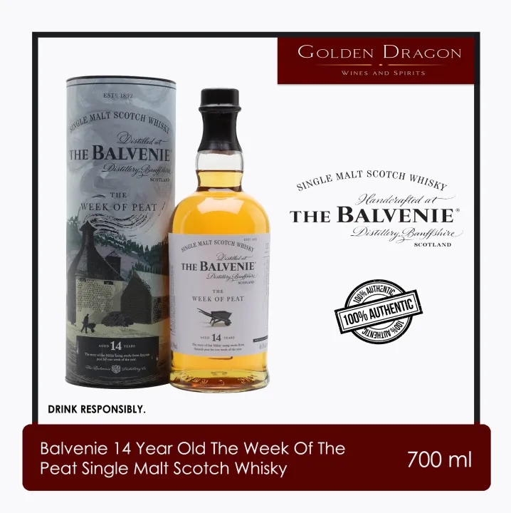 Balvenie Year Old The Week Of Peat Single Malt Scotch Whisky Ml