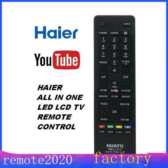 Haier Lcd Led Tv Remote Control D Youtube Replacement Huayu Rm L