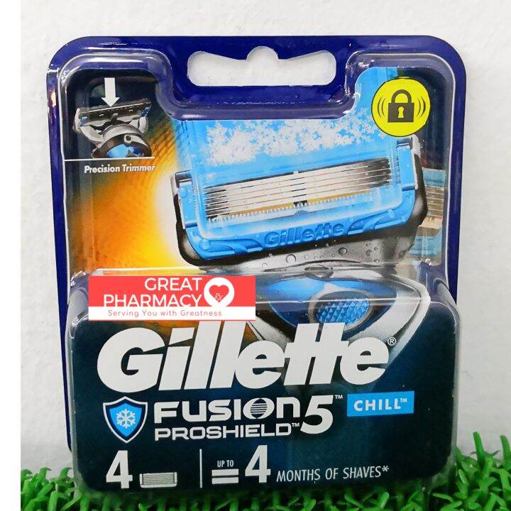 Gillette Men Fusion Proshield Chill Refill Pcs Lazada