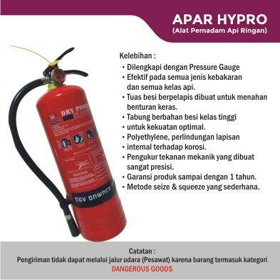 Alat Pemadam Kebakaran HYPRO 1 KG ABC Powder CHEMGUARD APAR Fire