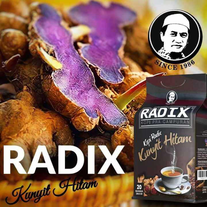 Kopi Radix Kunyit Hitam G X Sachet Lazada