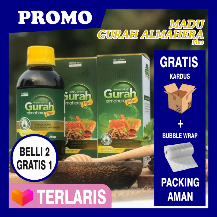 AGEN RESMI MADU GURAH ALMAHERA PLUS 1000 ORIGINAL Obat Sesak Nafas