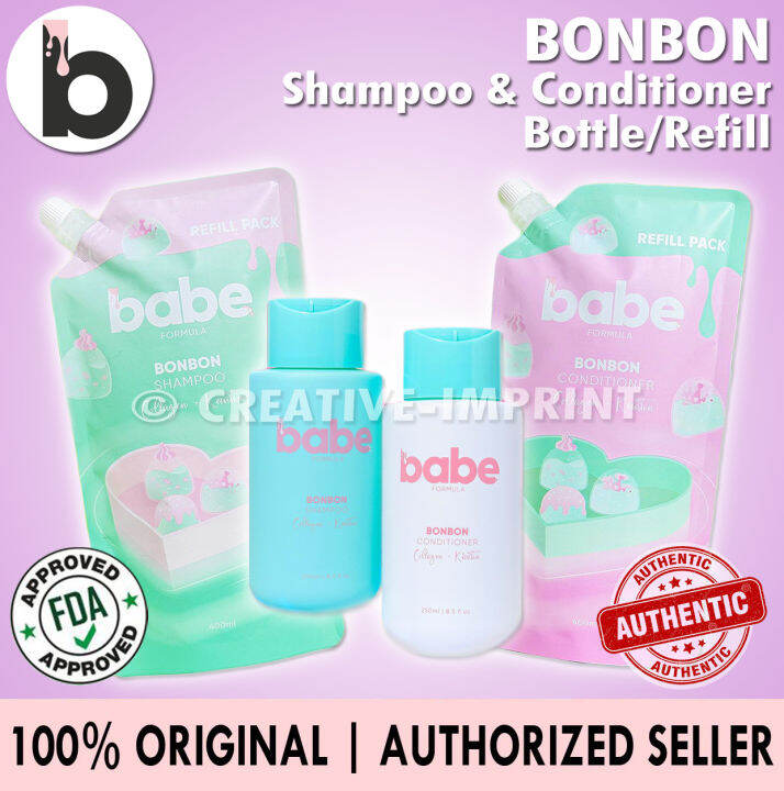 Babe Formula Bonbon Shampoo Conditioner Ml Bottle Or Ml Refill