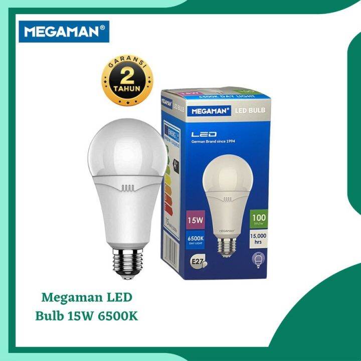 Lampu LED MEGAMAN LED A BULB 15 Watt 15W Daylight Lampu Bohlam Putih