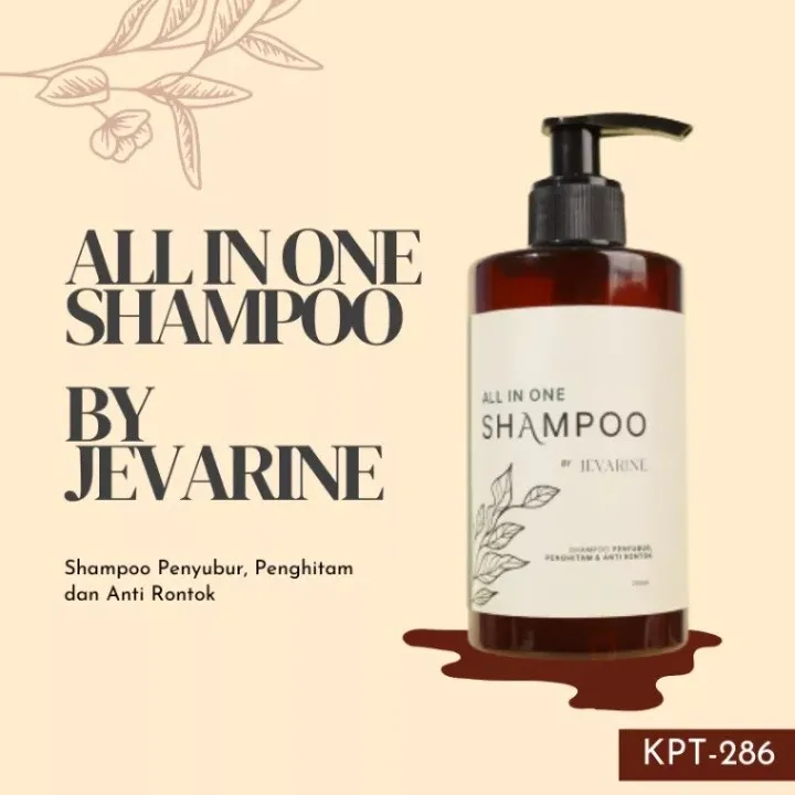 JEVARINE ALL IN ONE SHAMPOO Sampoh Penumbuh Rambut Cepat Sampo Ketombe