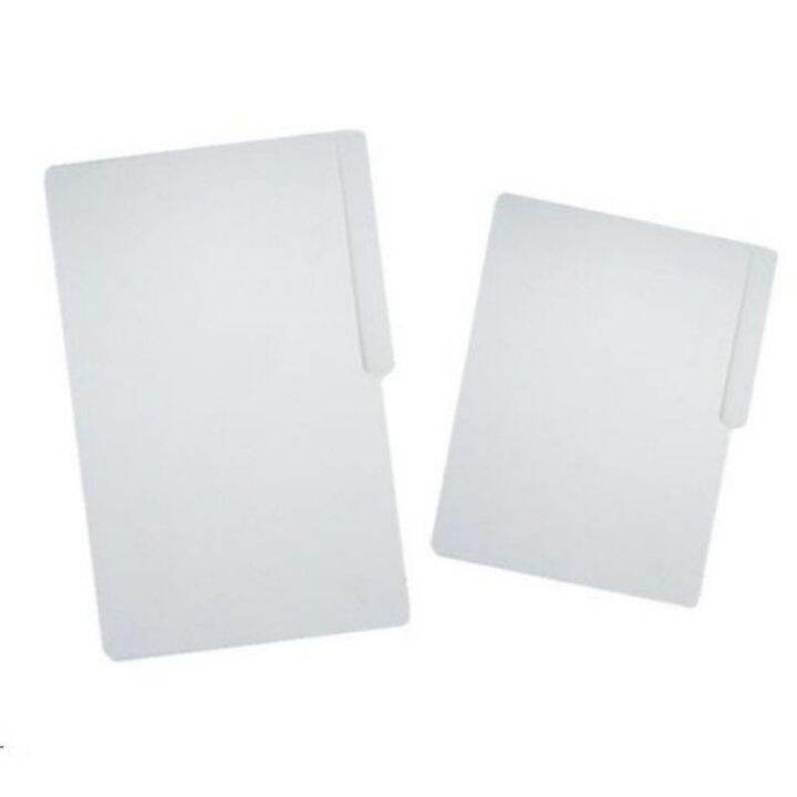 50 PCS FOLDER WHITE THICK 14 PTS Option Long Or Short Lazada PH