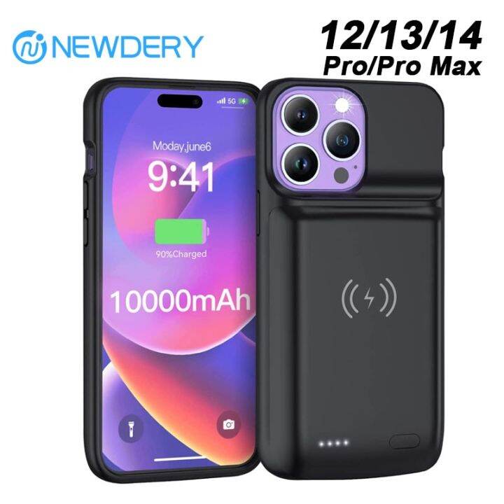 Newdery Wireless Battery Case For Iphone Pro Pro Max Battery