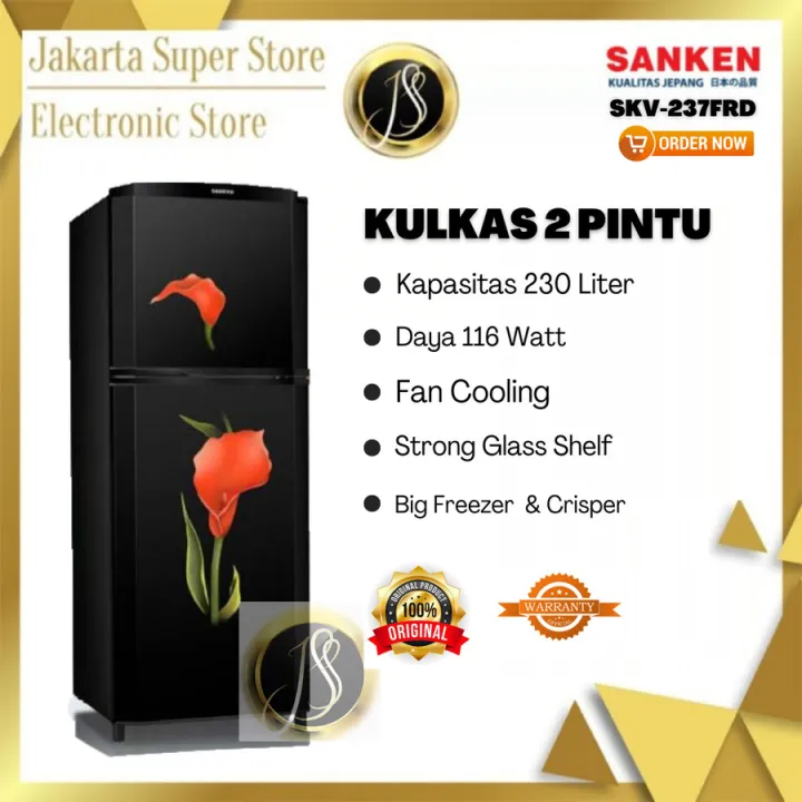 Kulkas Sanken Skv Frd L Pintu Lazada Indonesia