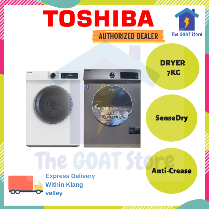 Delivery And Install Toshiba Dryer Kg Air Vented Sensedry Tumble