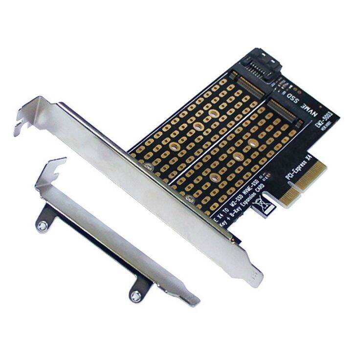 PCIE To M 2 NVME Adapter Riser Card Add On Cards M 2 Key Type NGFF SSD