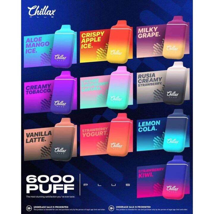 Chillax Plus Puffs Disposable Pod Vape Legit Lazada Ph